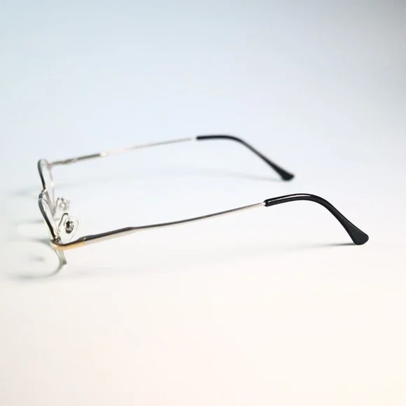 eyeart HOWARD silver gold 42-19-135 eyeglasses small full frame rectangle N12 - Picture 2 of 9